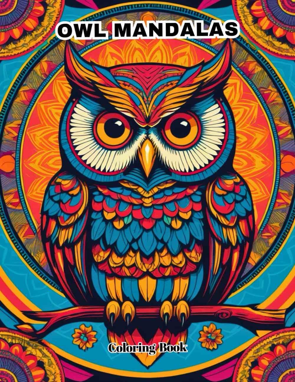 Adult Coloring Book: 50 Detailed Owl Mandalas for Relaxation and Mindfulness.