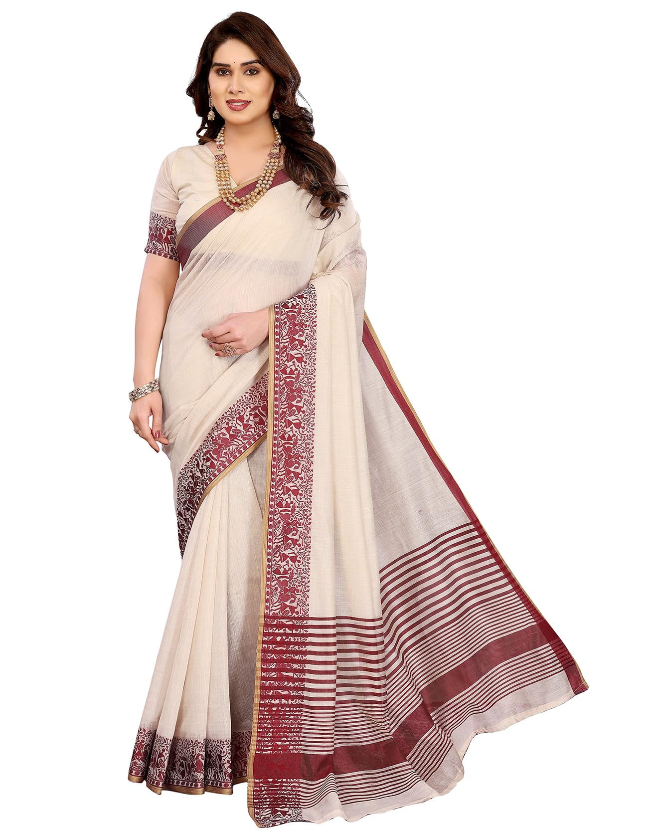 janoi Women's Banarasi Saree Pure Kanjivaram Silk Saree Soft new ladies Design Wear Sarees Latest Sari collections With Blouse Piece for Wedding sadi-picture-53