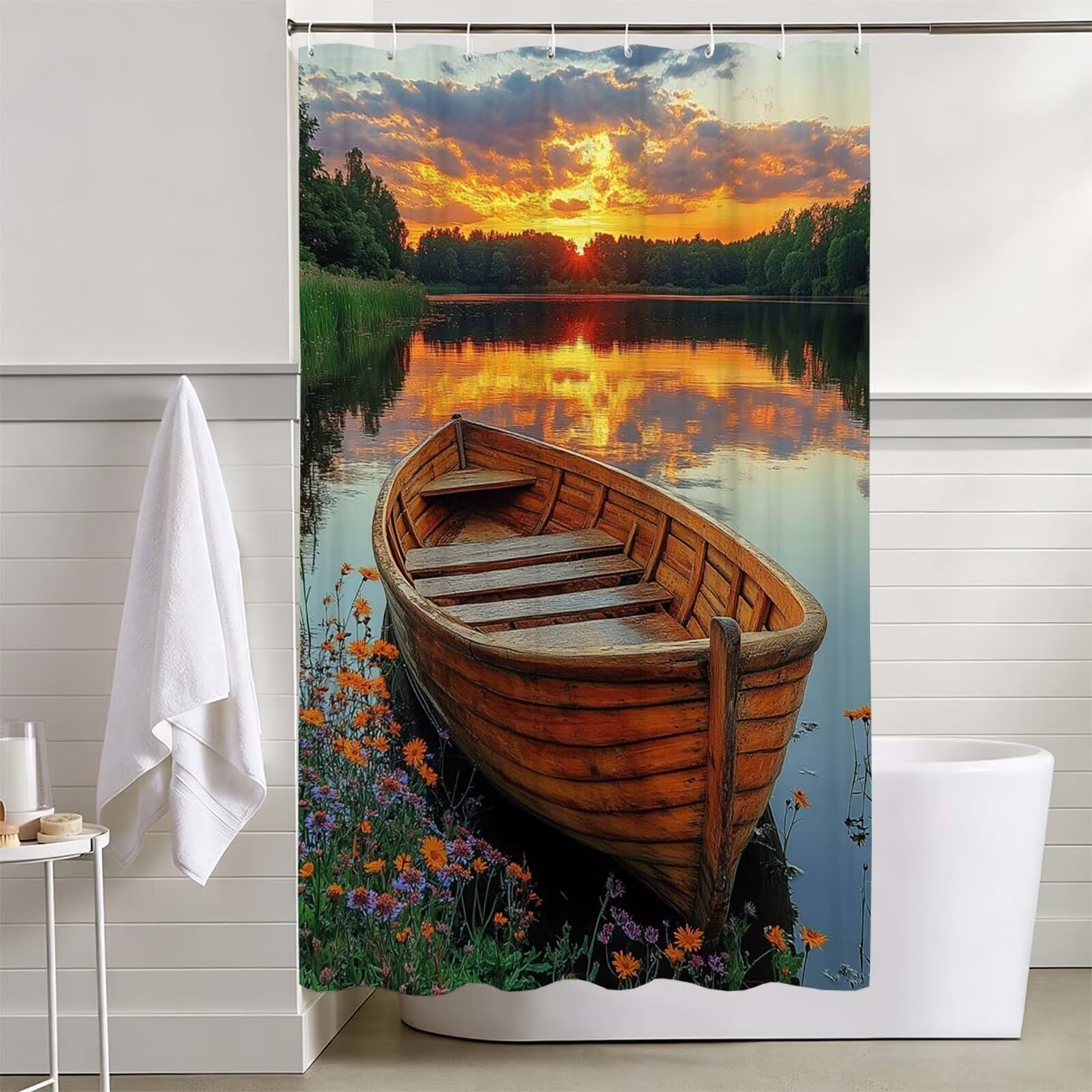 Tenda da Doccia verde, Tenda Doccia 180x180cm L-19