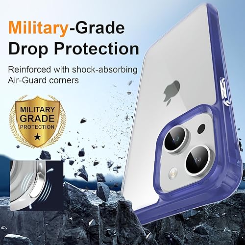 Vista 33 de MOCCA Funda transparente compatible con iPhone 15, no amarillea, compatible con carga inalámbrica, delgada, a prueba de golpes, transparente, a