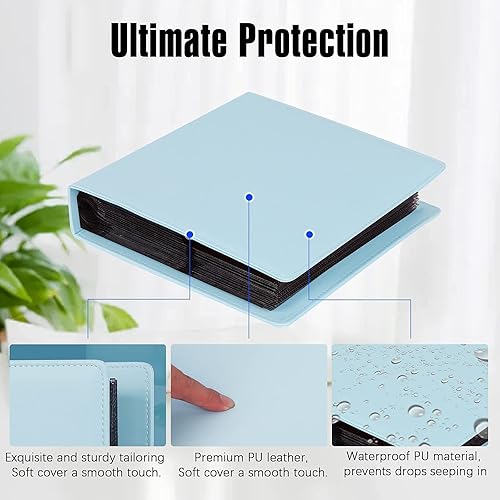 Miniatura 8 de 2 paquetes, 192 bolsillos álbum de fotos para cámara Fujifilm Instax Wide 300, álbum de película Polaroid 600 i-Type, álbumes de fotos extra grandes