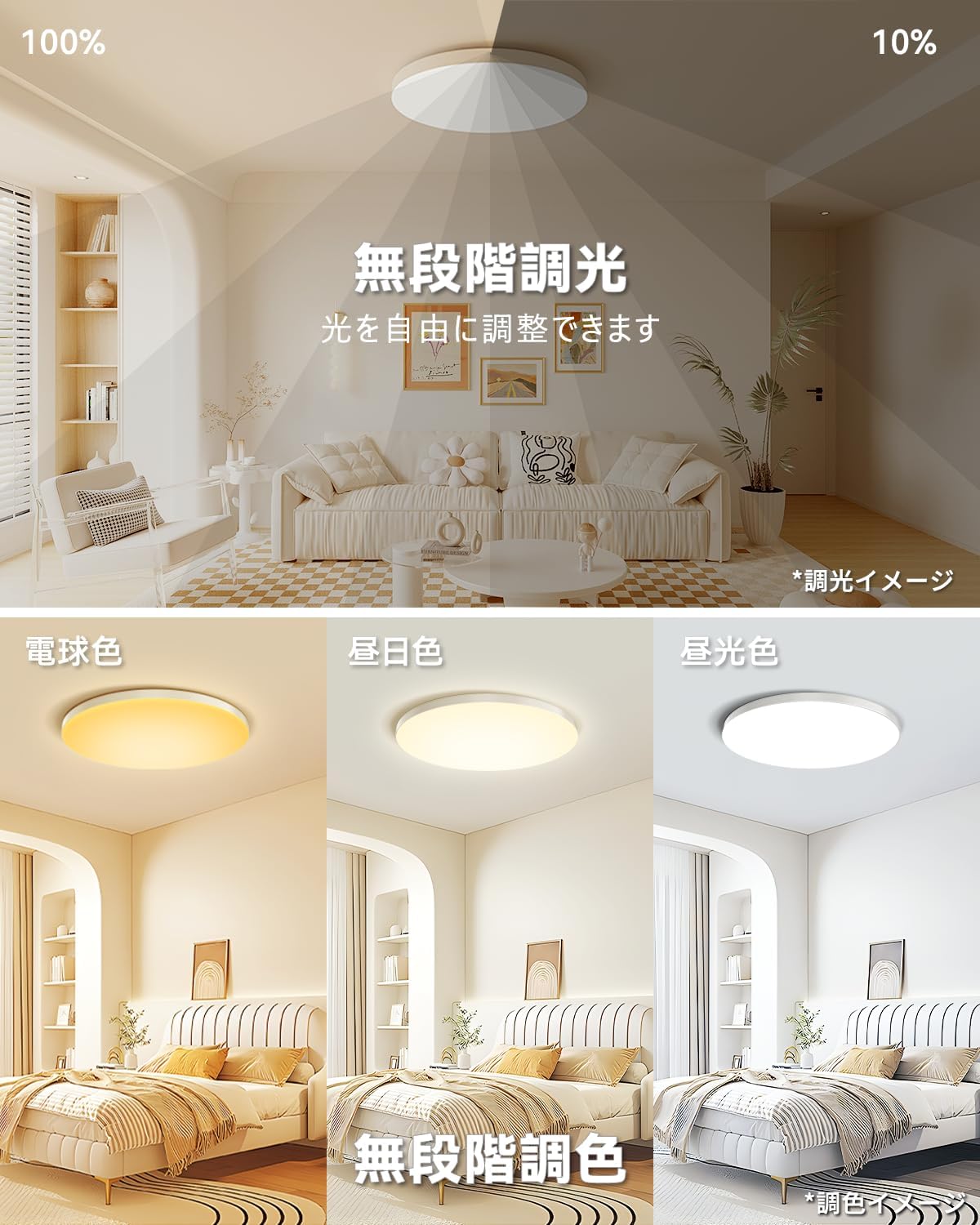 Amazon.co.jp : Coizabera LEDシーリングライト 2個セット 10畳 45W 