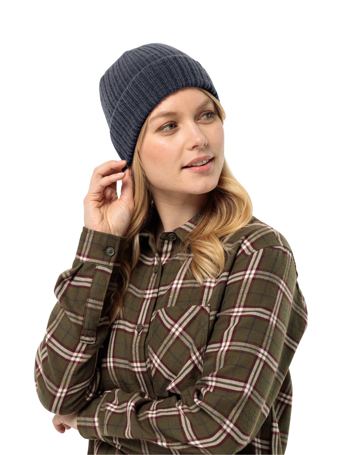 Jack Wolfskin Women's Cushy Beanie Hat Night Blue