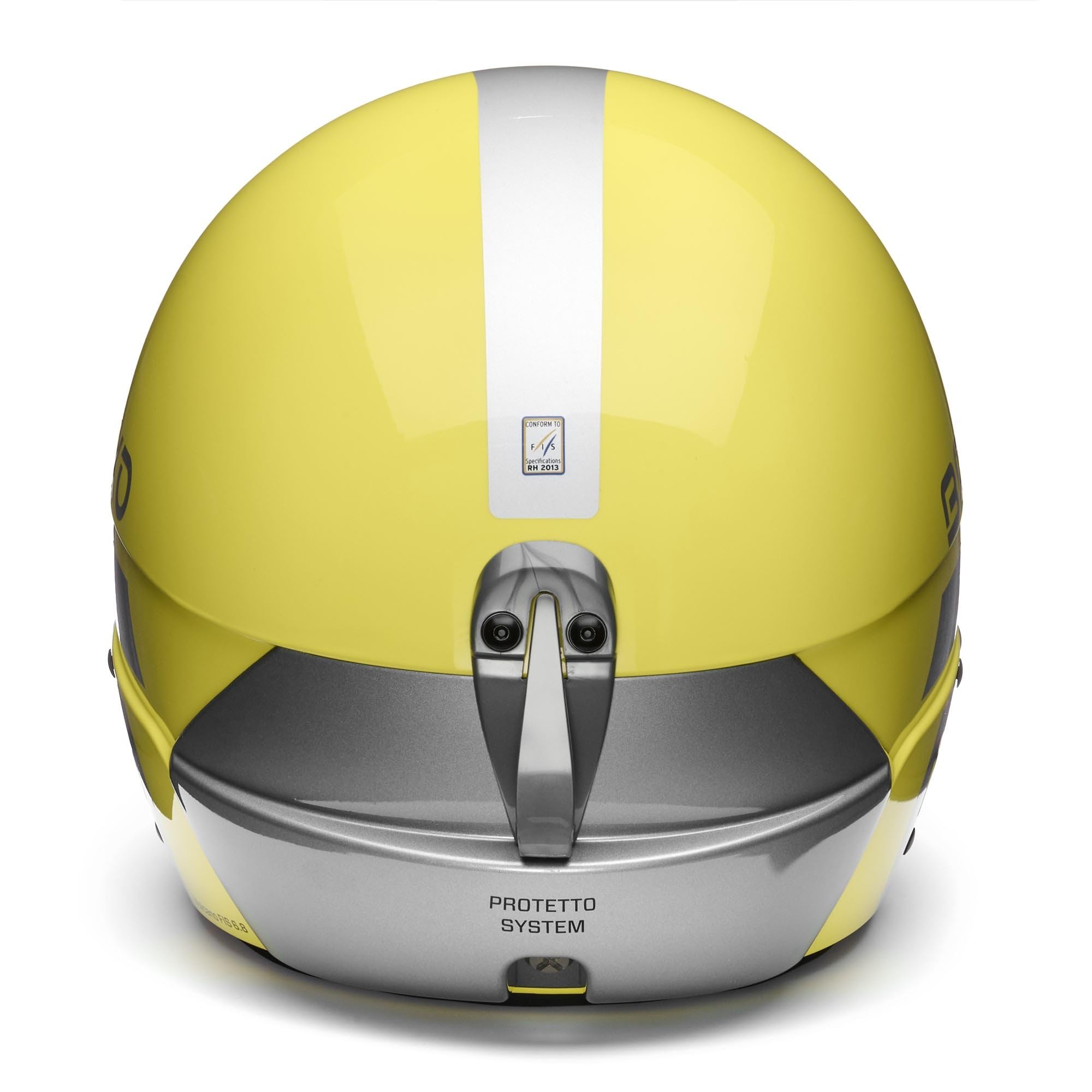 Briko, HELMET Unisex dla dorosłych, Shiny Barberry Yellow-Oslo Grey, 64