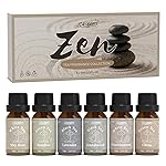 SALUBRITO Zen Fragrance Oil Set, Tea Essential Oil for Diffuser, Candle, Soap Making, White Tea, Black Tea, Green Tea Blended with Rose, Bamboo, Lavender, Sandalwood, Frankincense, Citrus Scented Oil