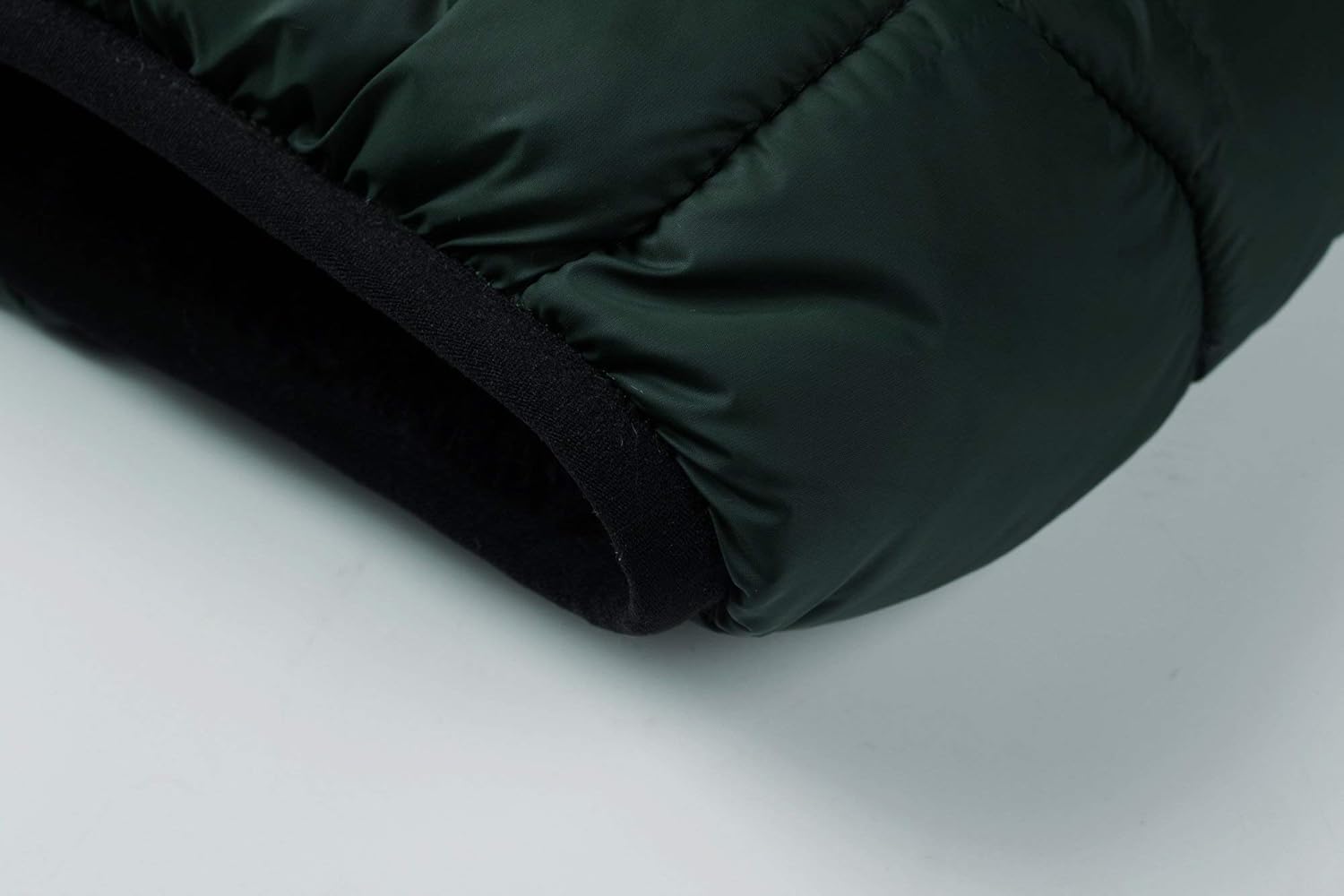 Men’s Quilted Bomber Puffer Jacket – Warm Faux Fur Lined Winter Coat with Vegan Down Alternative Insulation
