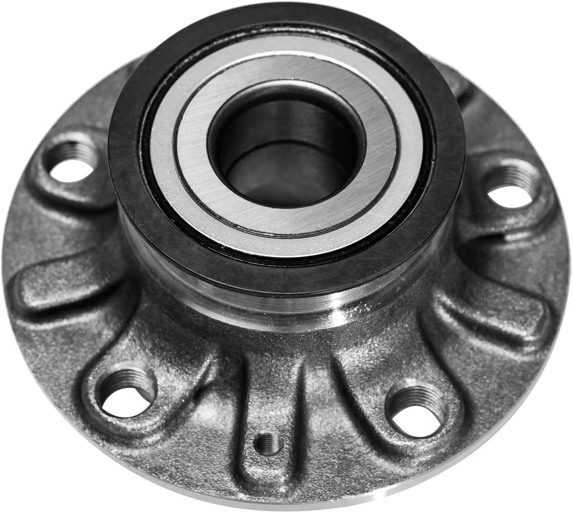 TUCAREST 512336 (30mm Bearing,for FWD) Rear Wheel Bearing and Hub Assembly Fit for Vw 2012-2014 Beetle 2.5L, 10-21 Golf, 11-14 Jetta, 06-21 GTI, 06-09 Rabbit /06-13 15-20 Au-di A3 OE# 1K0598611