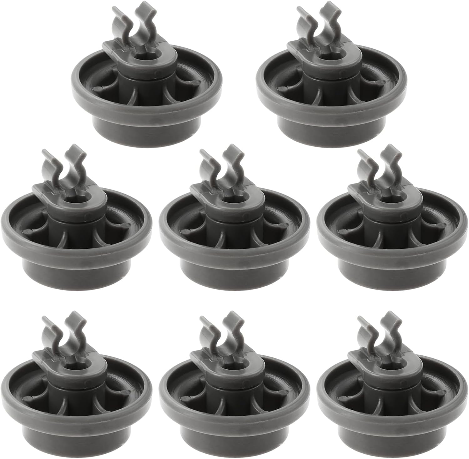 MOOTVVGOO 8 Pack 4581DD3003B Dishwasher Lower Rack Wheels, Bottom Dishrack Roller Assembly Replacement for LG, Replace 4581DD3003C, 1372292, AH3523051, AP4437752, EA3523051, PS3523051