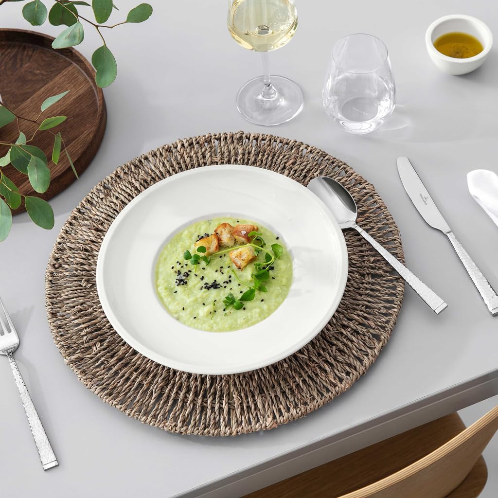 Villeroy & Boch – Artesano Servizio Di Piatti 6 Pezzi Bianco, Lavabile in Lavastoviglie, Adatto per Microonde, Piatti Moderni, Set Piatti, Biatti Bianchi, Set Di Stoviglie, Porcellana Premium
