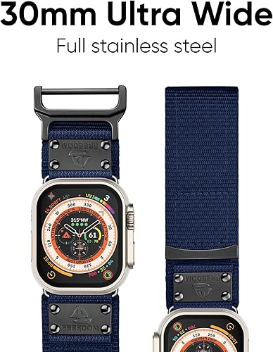 Miniatura 9 de Suitisbest Correa deportiva compatible con Apple Watch Ultra 2 BandApple Watch Ultra Band 1.929 in 1.772 in 1.732 in 1.654 in para hombre, correa