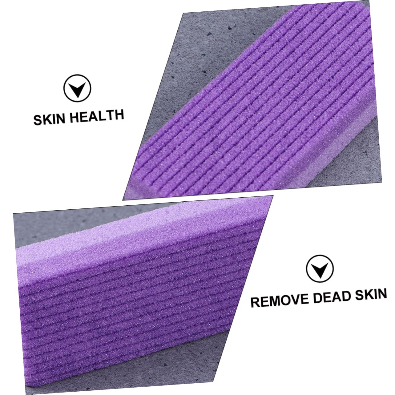 minkissy 3sets Dead Skin Remover Foot Exfoliating Scrub Heel Shaver Pumice Tool 6pcs*3