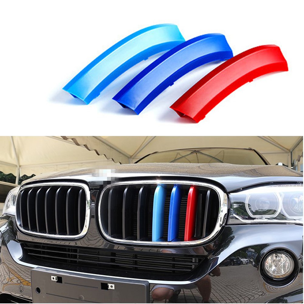 Car Front Grille Strip Insert Trim Cover for BMW X3 F25 11-17 3D M ...