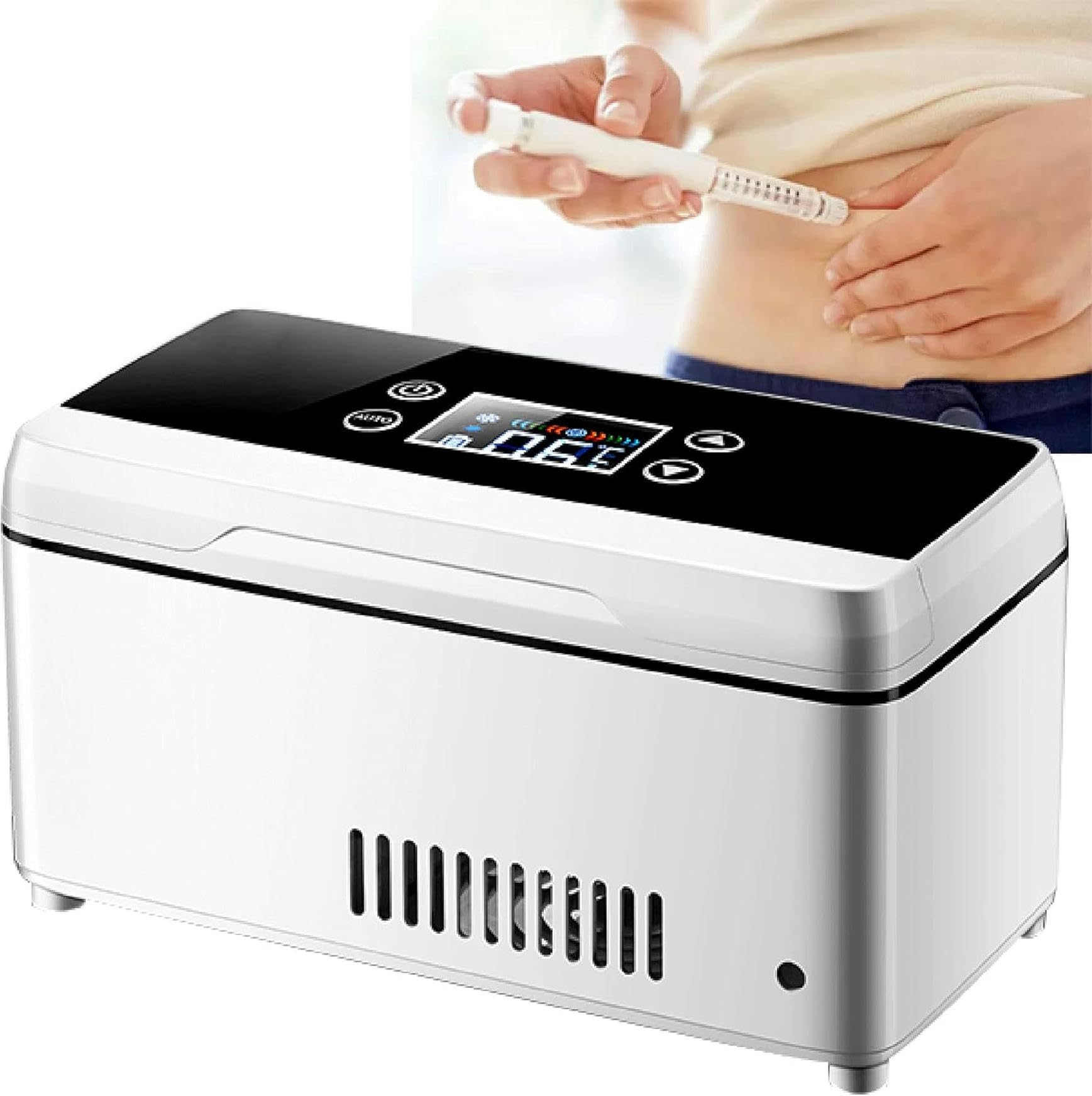 Réfrigérateur à insuline anti-chaleur : mini glacière médicale 0-18℃