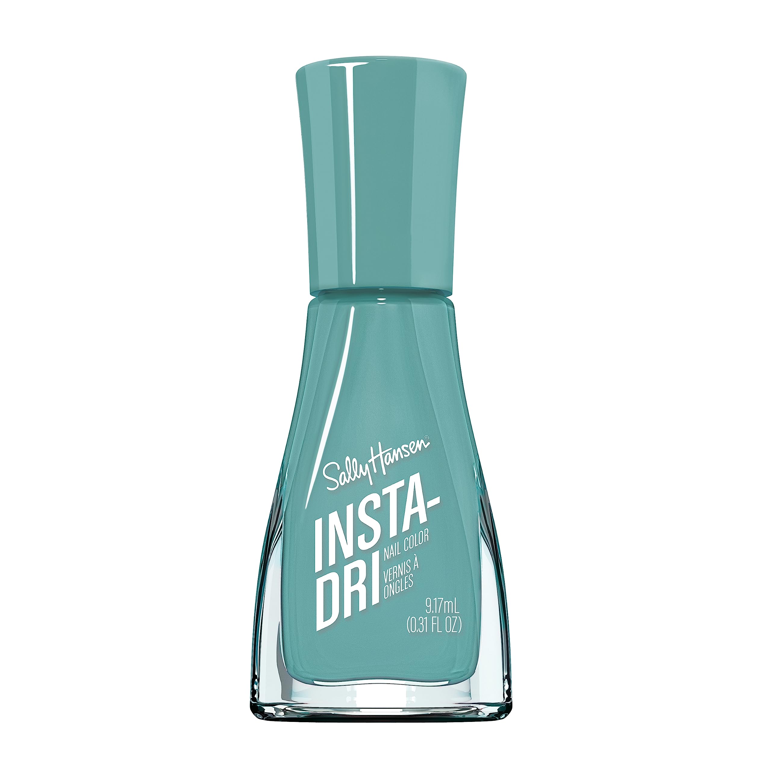 Sally Hansen Insta-Dri Nail Polish | Quick Dry, Long Lasting, Streak-Free Shine | Opaque, Shiny | 509 Mint Me in St. Louis | Soft Aqua Blue Nail Color.