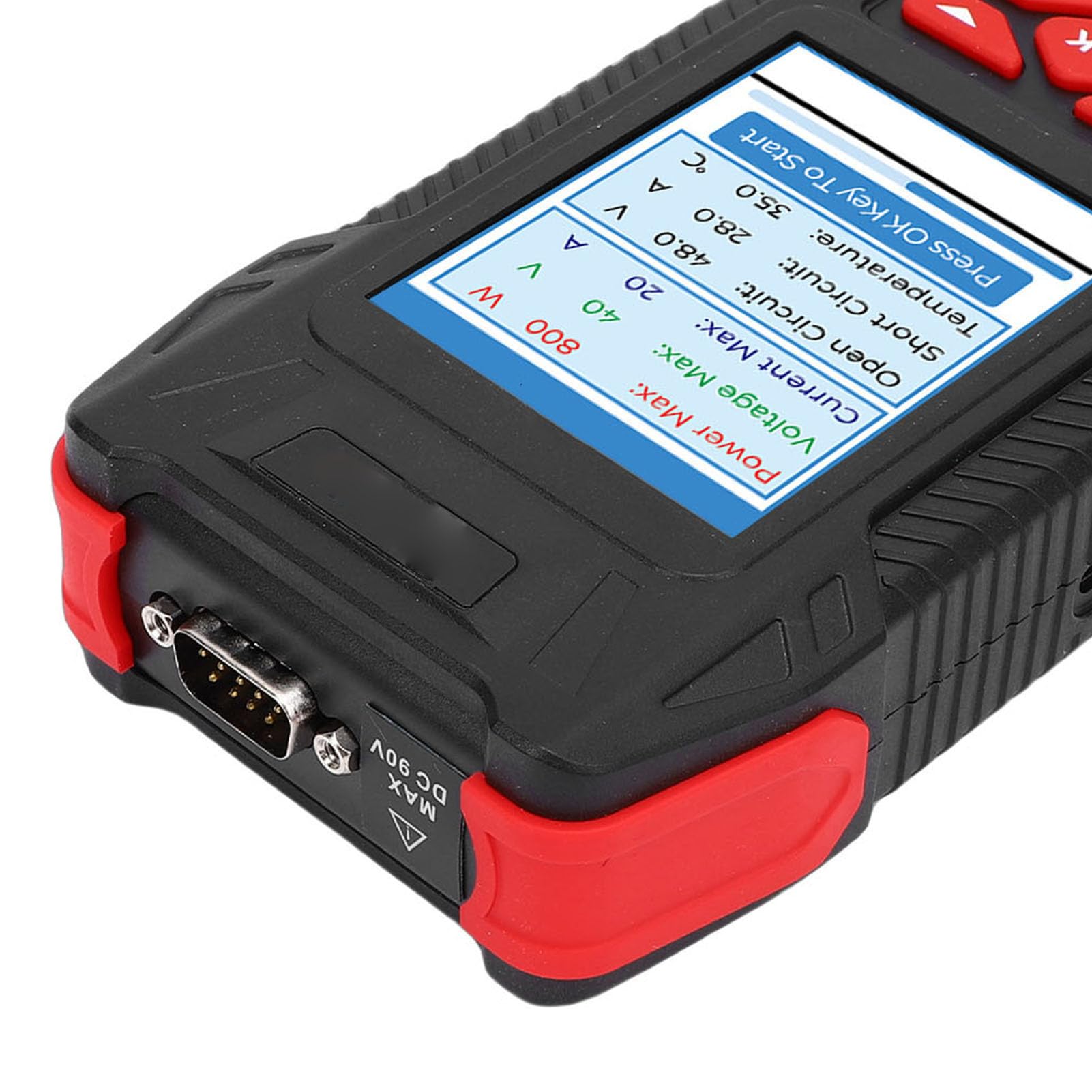 Tester Paneli Słonecznych o Mocy 2000 W Miernik MPPT, Cyfrowy Watomierz o Mocy 60 000 zliczeń, Tester Narzędzi 2 W 1 z Zakresem Wysokiego Napięcia AC DC, Idealny do Pomiaru Napięcia Obwodu