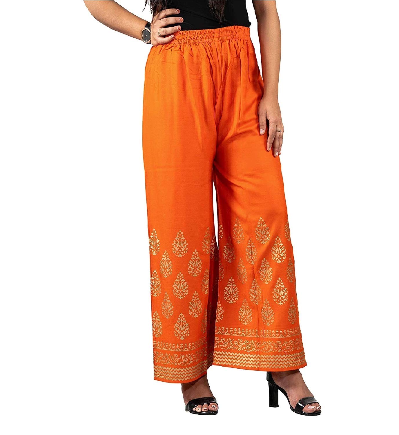 srisaras Women's Loose Fit Palazzo-picture-22