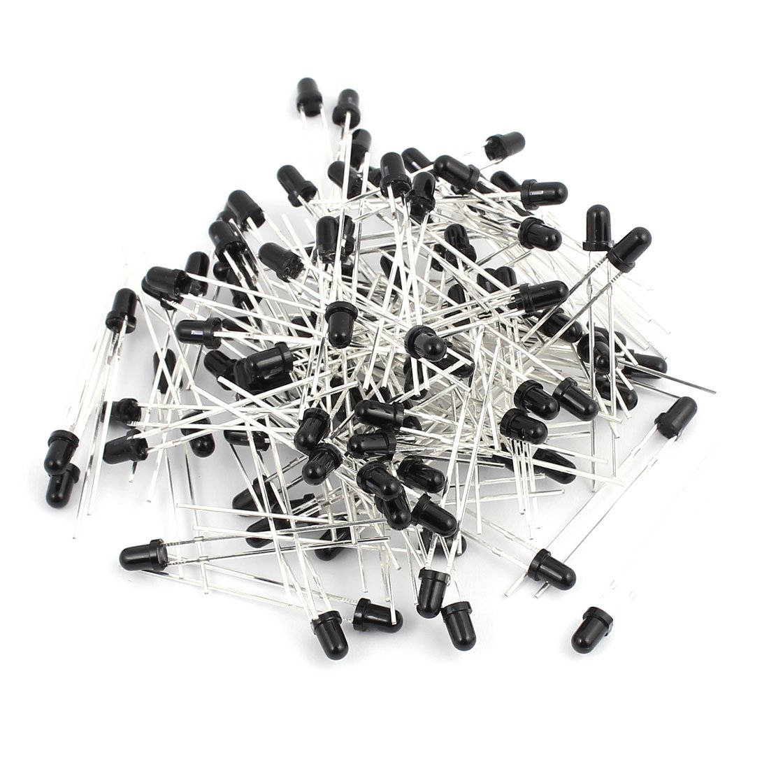 Aexit 100Pcs CHT3019-1 2Pins 3mm Round Head Infrared Receiver Photodiodes IR Diode (9de878f4b68ef91d702ffb52ff0641d2)