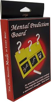 Royal Magic Mental Prediction Board From Three Examples of Mind Reading in One!