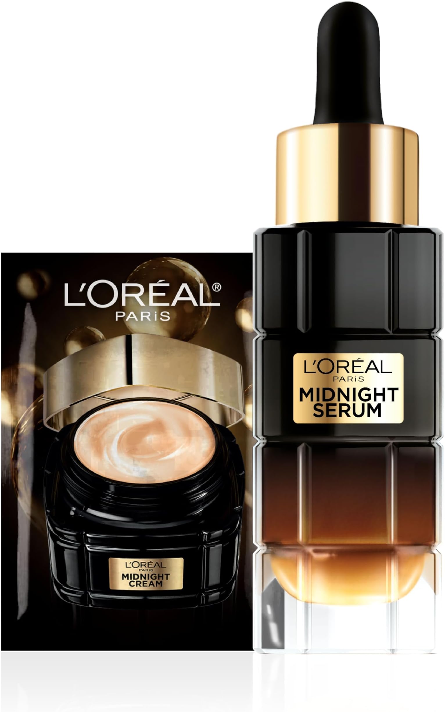 Age Perfect Anti-Aging Midnight Face Serum, Reduce Wrinkles 1oz + Eye Cream Sample