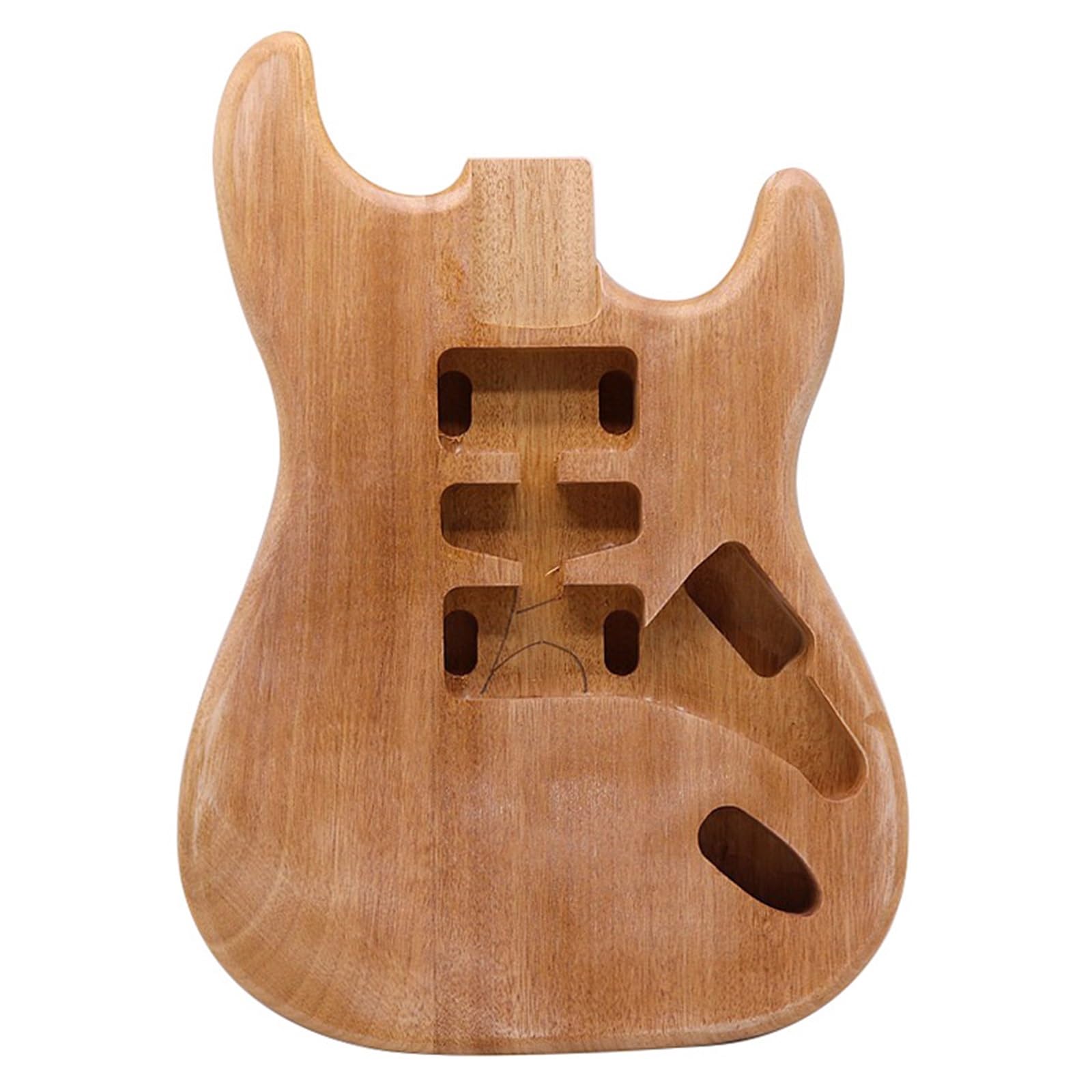 Guitar Body Kit Okumu Electric Guitar Barrel Original Wood Color Assembled Instrument DIY Accessories