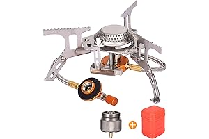 Portable Gas Camping Burner for Outdoor Cooking