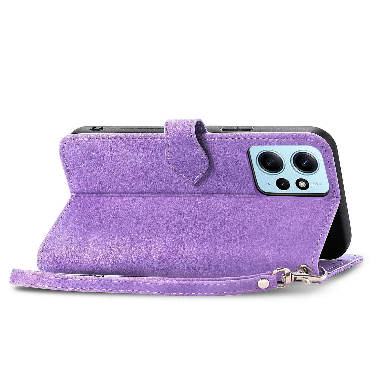 Rerzoiro Cover per Xiaomi Redmi Note 12 4G Custodia Portafoglio [Blocco RFID] Premium Pelle PU Wallet Case Flip Libro con Porta Carte Slot Supporto Flip Case per Xiaomi Redmi Note 12 4G