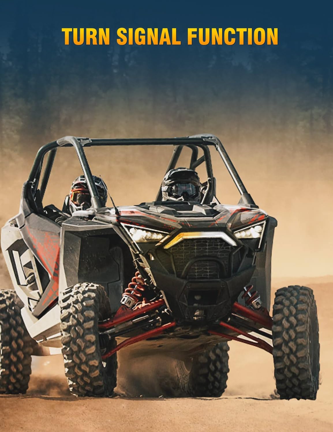 Chelhead RZR Front Accent Light, Led Fang Light Front Grille Compatible with RZR Pro R, RZR Pro XP 2020-2023…