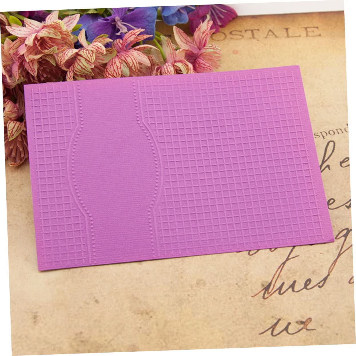 ARTIBETTER Craft Embossing Dies DIY Stencil Plastic Plate for Scrapbooking Photo Album