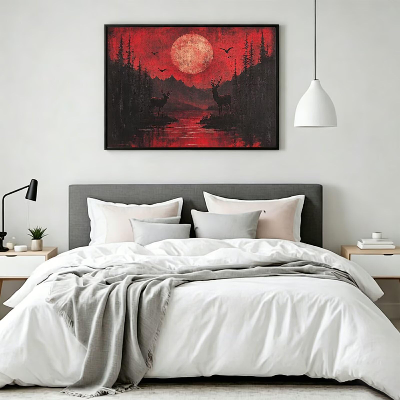 Puzzle 4000 Pezzi Il paesaggio Puzzle Classici per Gioco Familiare, n-355 | Impossibile Puzzles, Intrattenimento Creativo, Rilassamento e Intelligence, Regalo per Amore e Amico, Decorazioni Casa, cervo