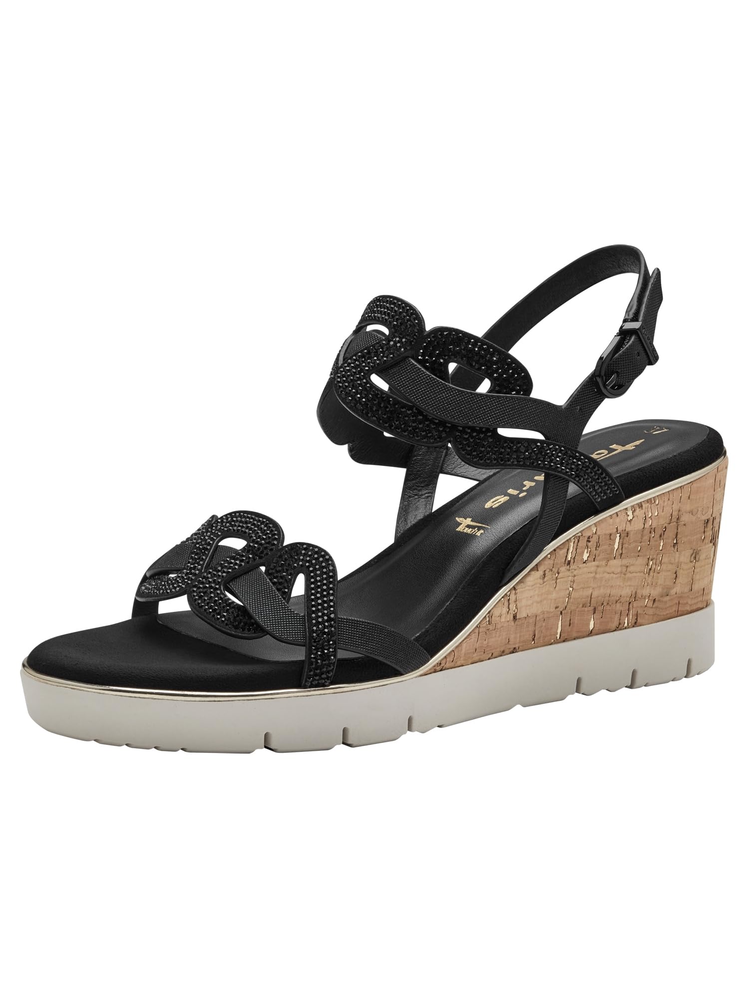 Tamaris Sandals 1-28355-42 Normal, black, 5 UK
