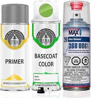 ERA Paints P51 - Servpro Green for RAM Exact Match Automotive Spray Paint Spray - Premium Kit w/ 2K 3680061 Clearcoat