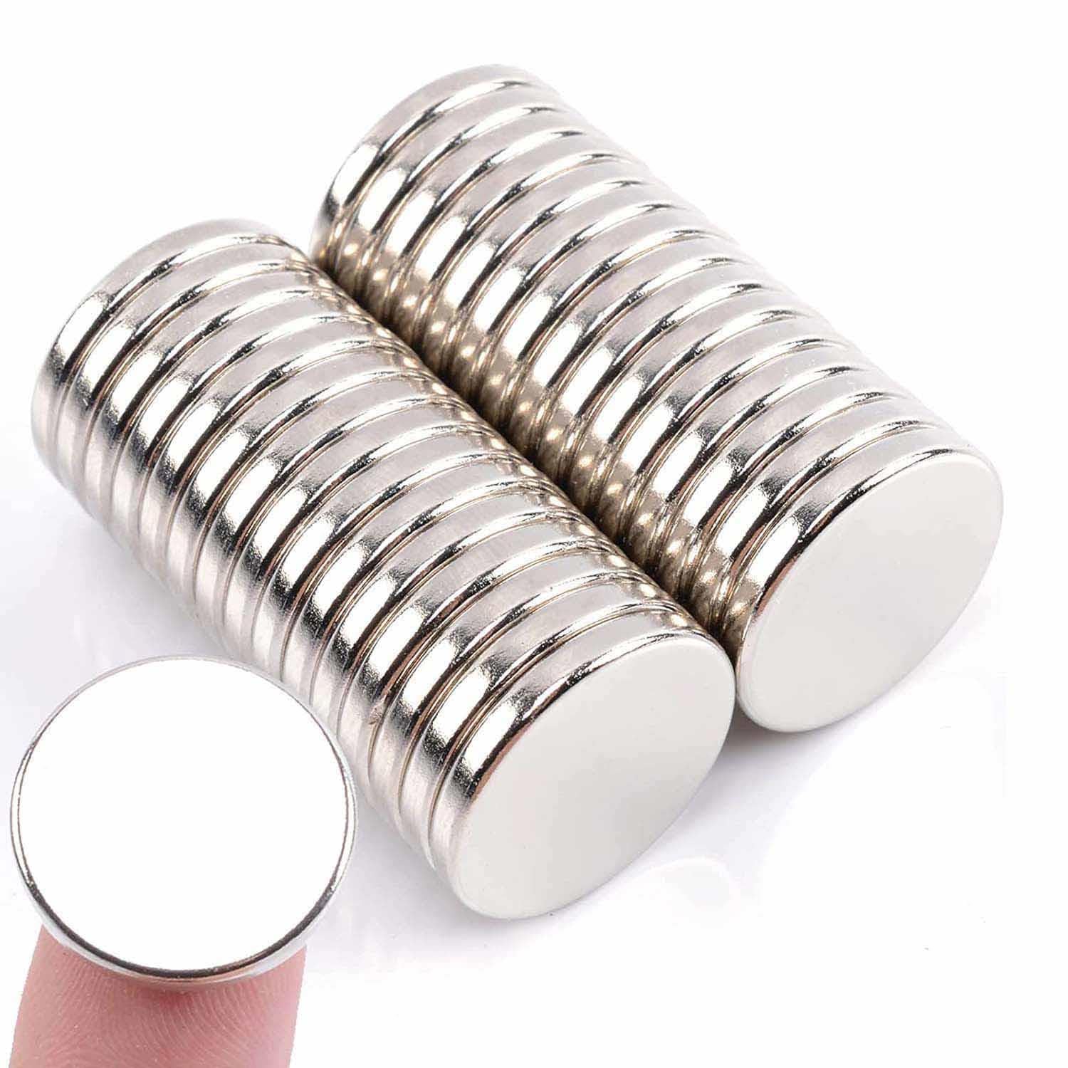 Ø20x3 mm Neodim Mıknatıs - Yuvarlak Disk Magnet (5 Adet)