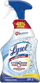 Lysol Multi Purpose Cleaner Spray, For Cleaning and Disinfecting, Bleach Free (Contains Hydrogen Peroxide), Citrus Scent, ...