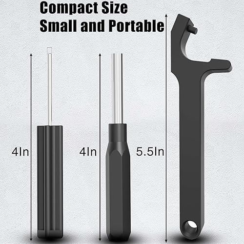 Miniatura 7 de Kit de herramientas para Glock con bolsa de almacenamiento, vista frontal, quitar el punzón de alfiler, herramienta de desmontaje de cargador