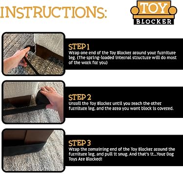 Under Couch Stop Things Going Under Sofa or Bed Adjustable Gap Bumper for Furniture