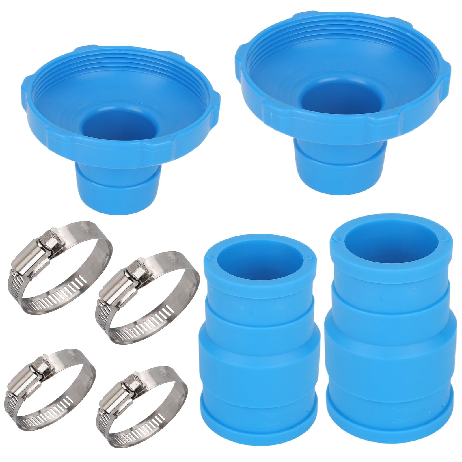 Adaptador De Manguera Para Piscina Desmontable Intex, Conexión De 1.5” A 3.25”, De PVC Resistente, Fácil De Usar, Ideal Para Limpieza De Agua Y Mantenimiento De Piscinas Sobre El Suelo