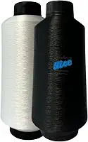 Kit 2 Fio Overloque 300g - Colorido - Costura Em Overloque (1 BRANCO 1 PRETO)