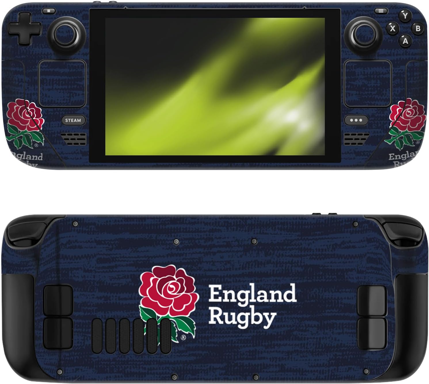 Head Case Designs Officially Licensed England Rugby Union Kit Logo Art and Typography Vinyl Sticker Skin Decal Cover Compatible with Steam Deck
