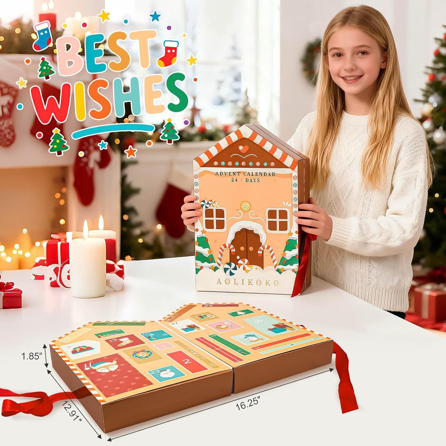 Makeup Advent Calendar 2025, 24 Days Christmas Gift Set For Women Girls &Teens, Surprises Christmas Calendar Countdown Gift for Women,Countdown Calendar Full Makeup Kit Cosmetic Gift - Image 4