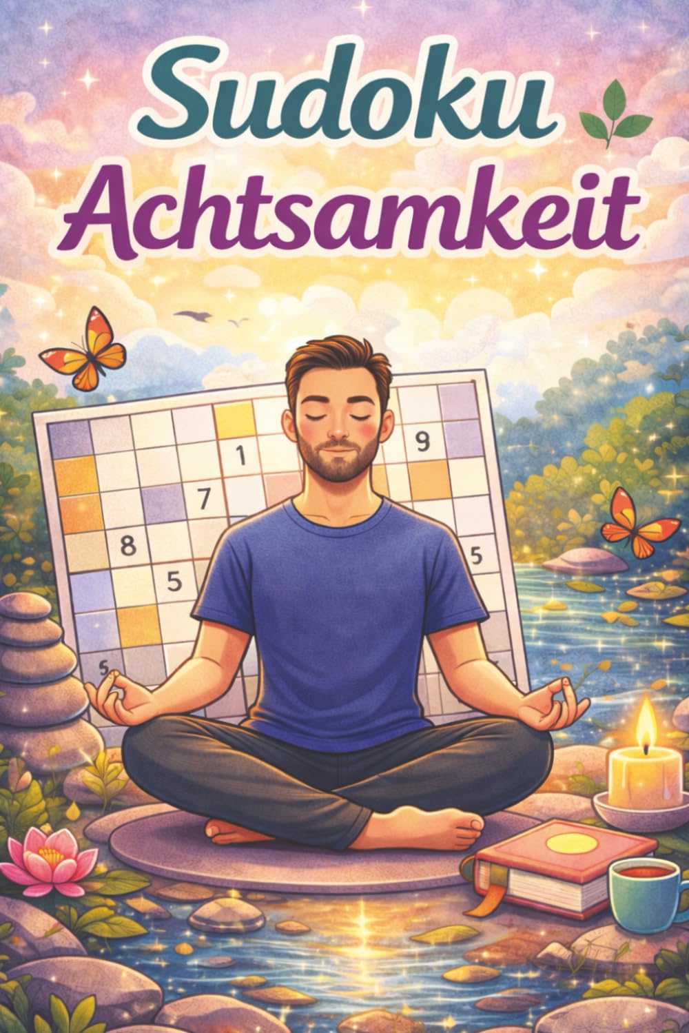 Sudoku Achtsamkeit Rätsel: Sudoku Rätsel zum entspannen | ca. A5, 110 Seiten, 50+ Achtsamkeitszitate | 50+ Rätsel | Lösungen inklusive