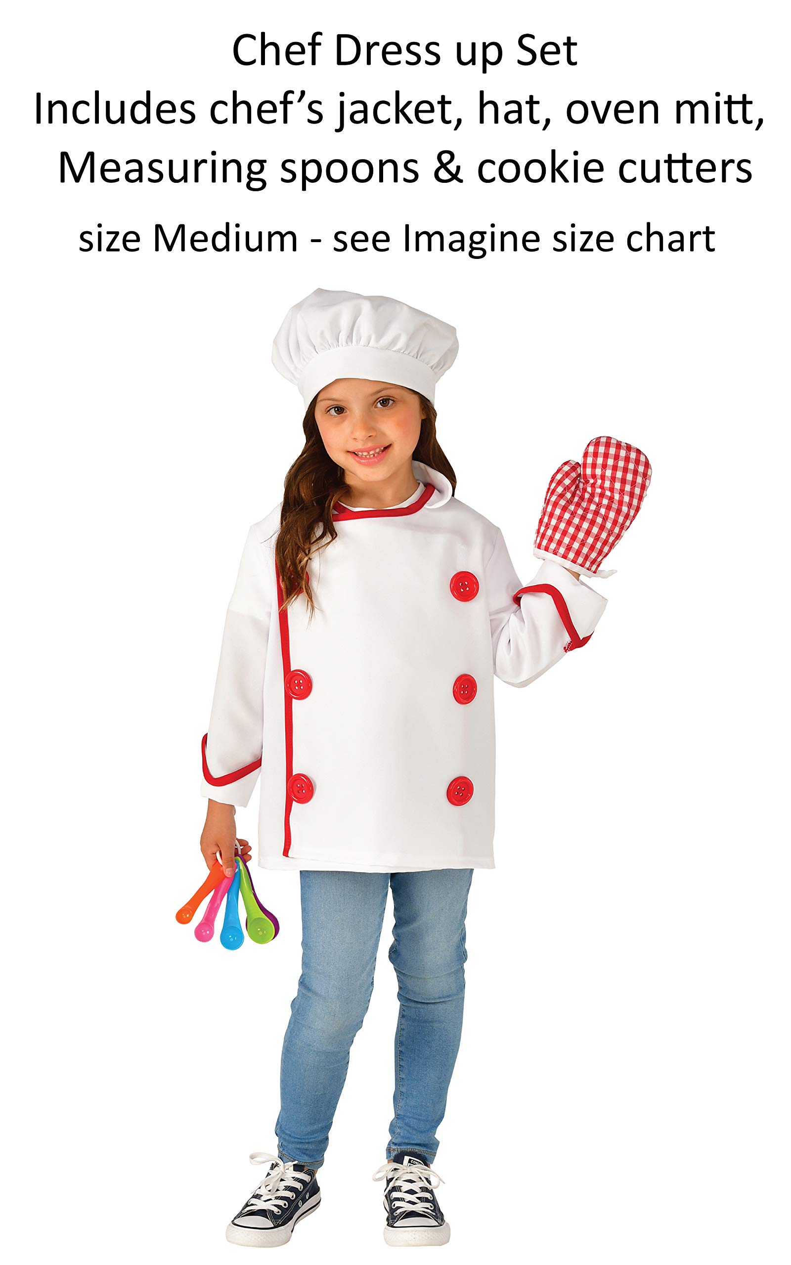 Imagine by Rubie's Child's Chef Dress Up Set, Medium