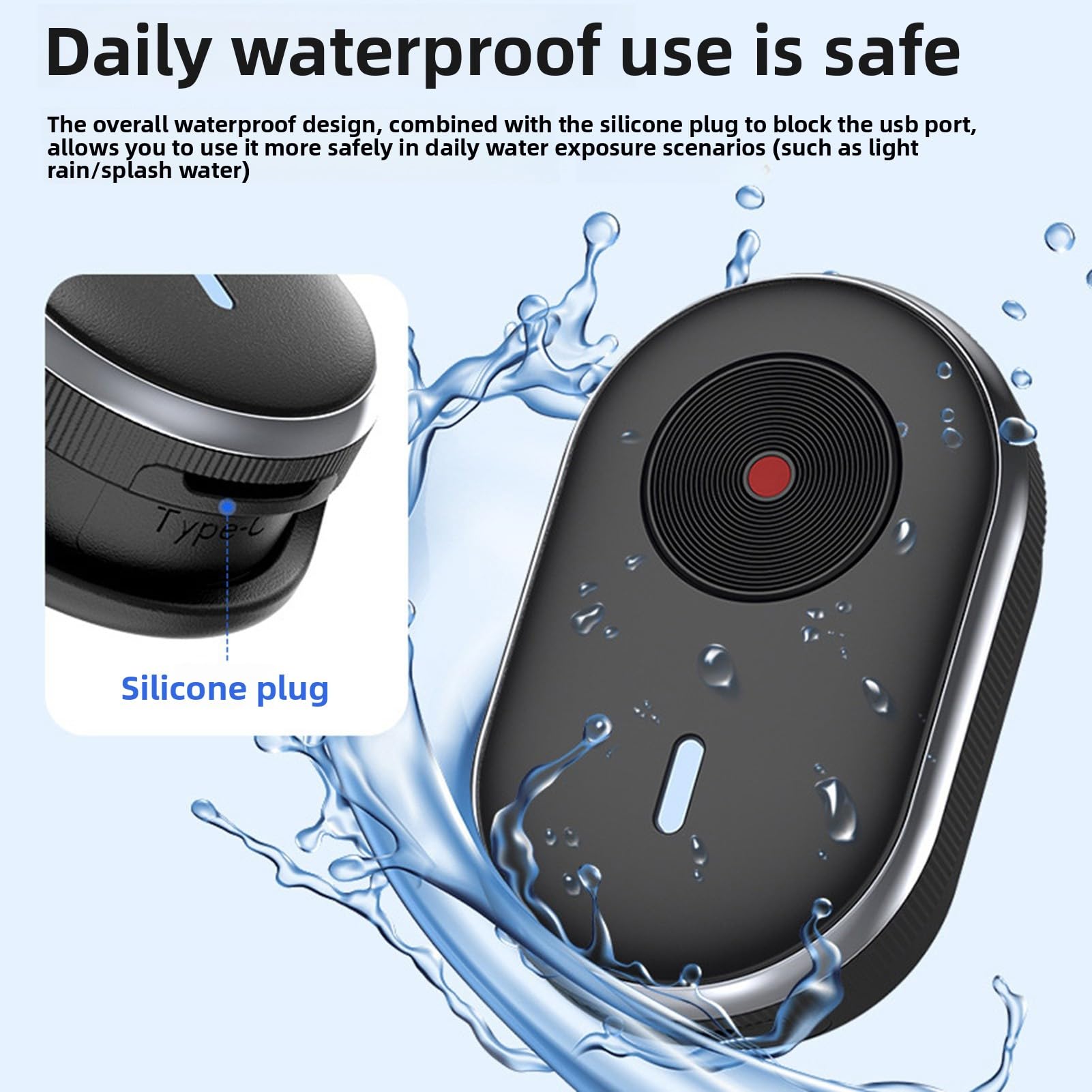 Control Remoto Bluetooth para Cámara de Acción, Alta Sensibilidad,
