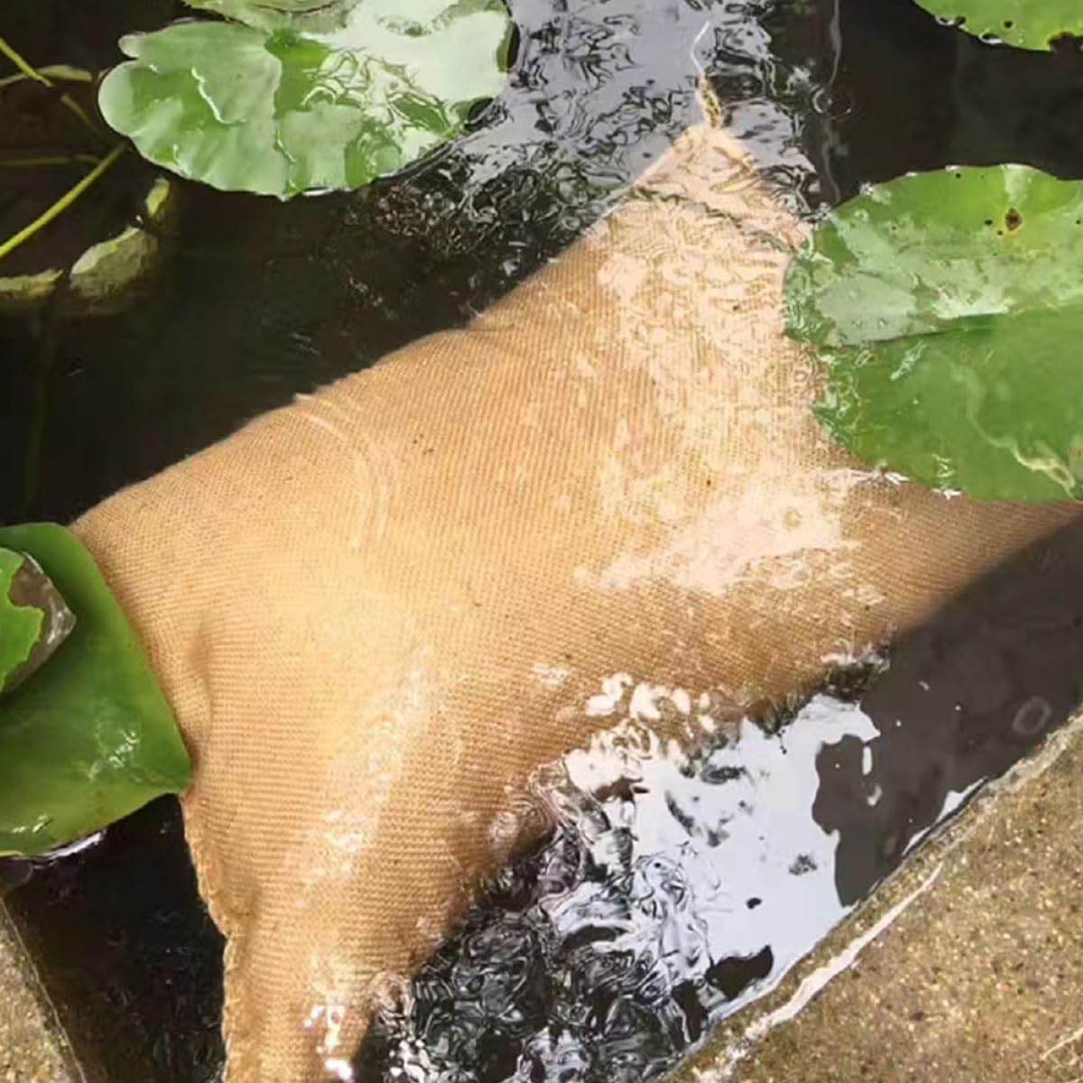 jojofuny 5 Sacchetti di Iuta Resistenti per Conservazione e Trasporto, Sacchi Multifunzionali Elevata Capacità di Carico per Giardinaggio Domestico