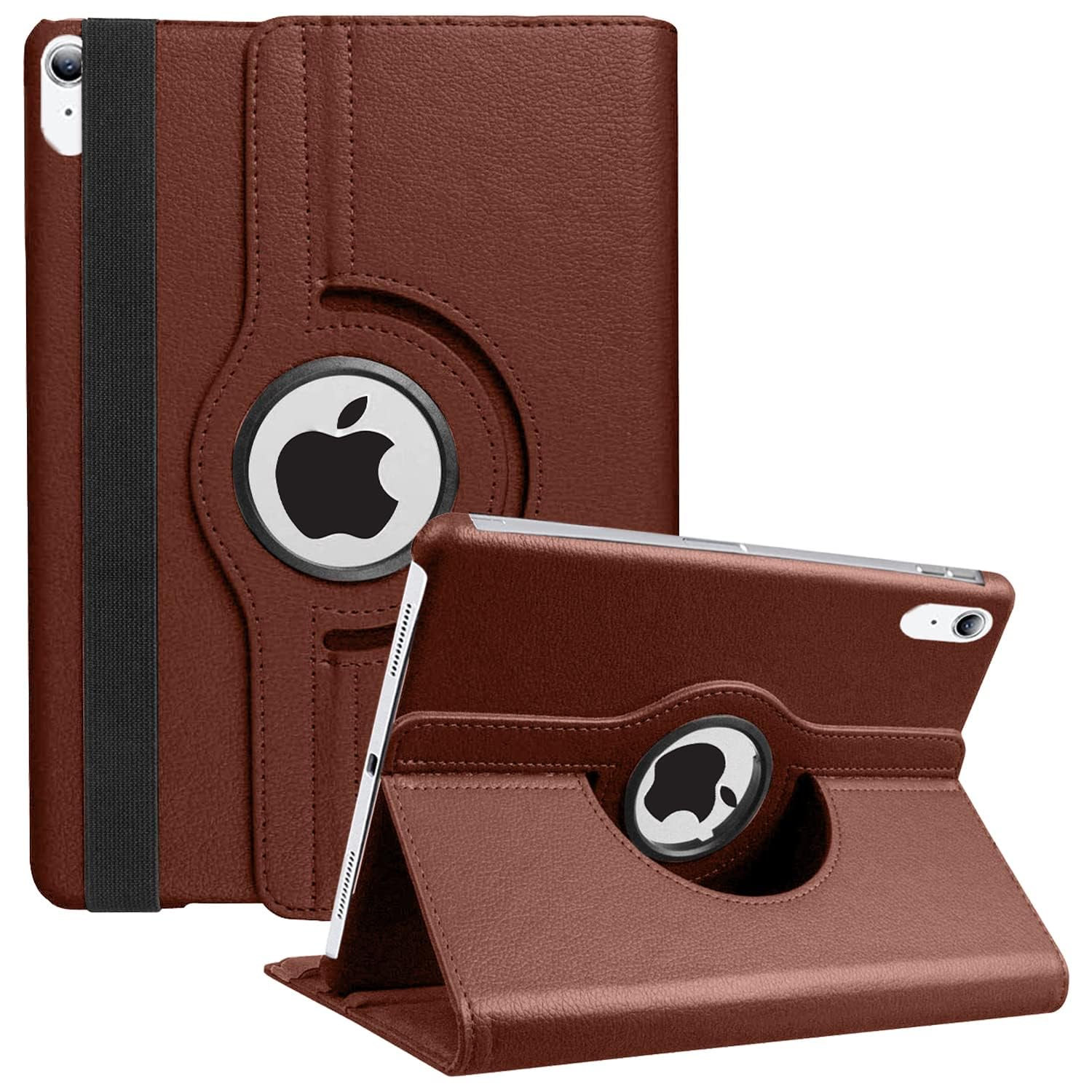 SPRYNKO 360 Degree Rotating Leather Case Cover Smart Flip [Auto/Sleep Wake] Stand for Apple iPad 10th Generation 10.9 inch 2022 (A2757, A2777, A2696) - Brown (B0D9BRQW38) Amazon Price History, Amazon Price Tracker