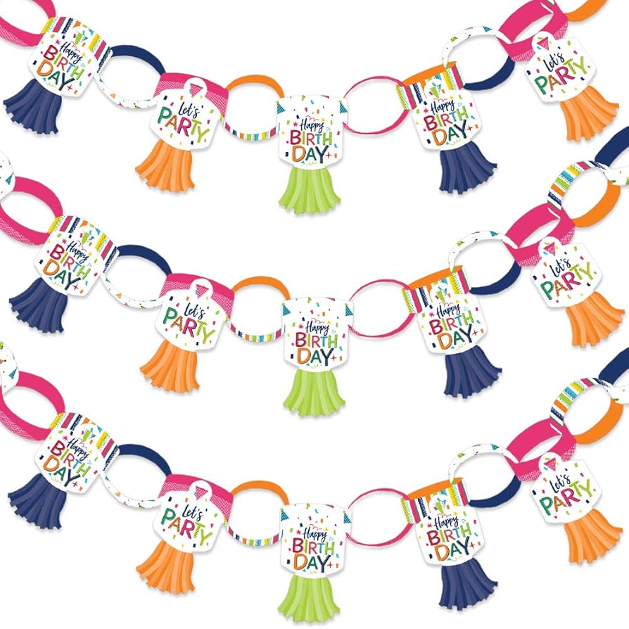 お誕生日 カラフル ガーランド ガーランド HAPPY BIRTHDAY お誕生日 ハッピーバースデー
