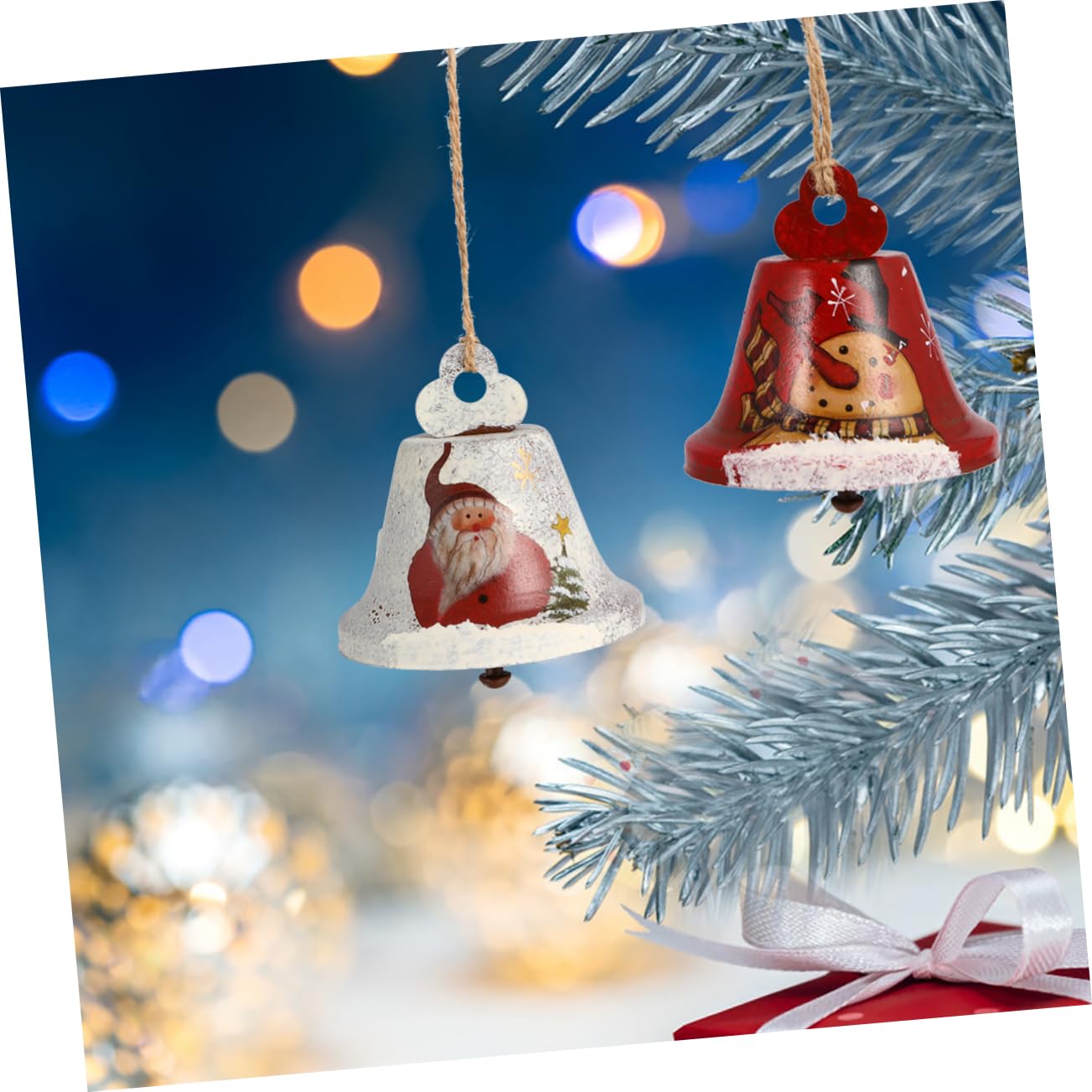 Decorazioni natalizie a forma di campana, Campanella di Natale Campane appese