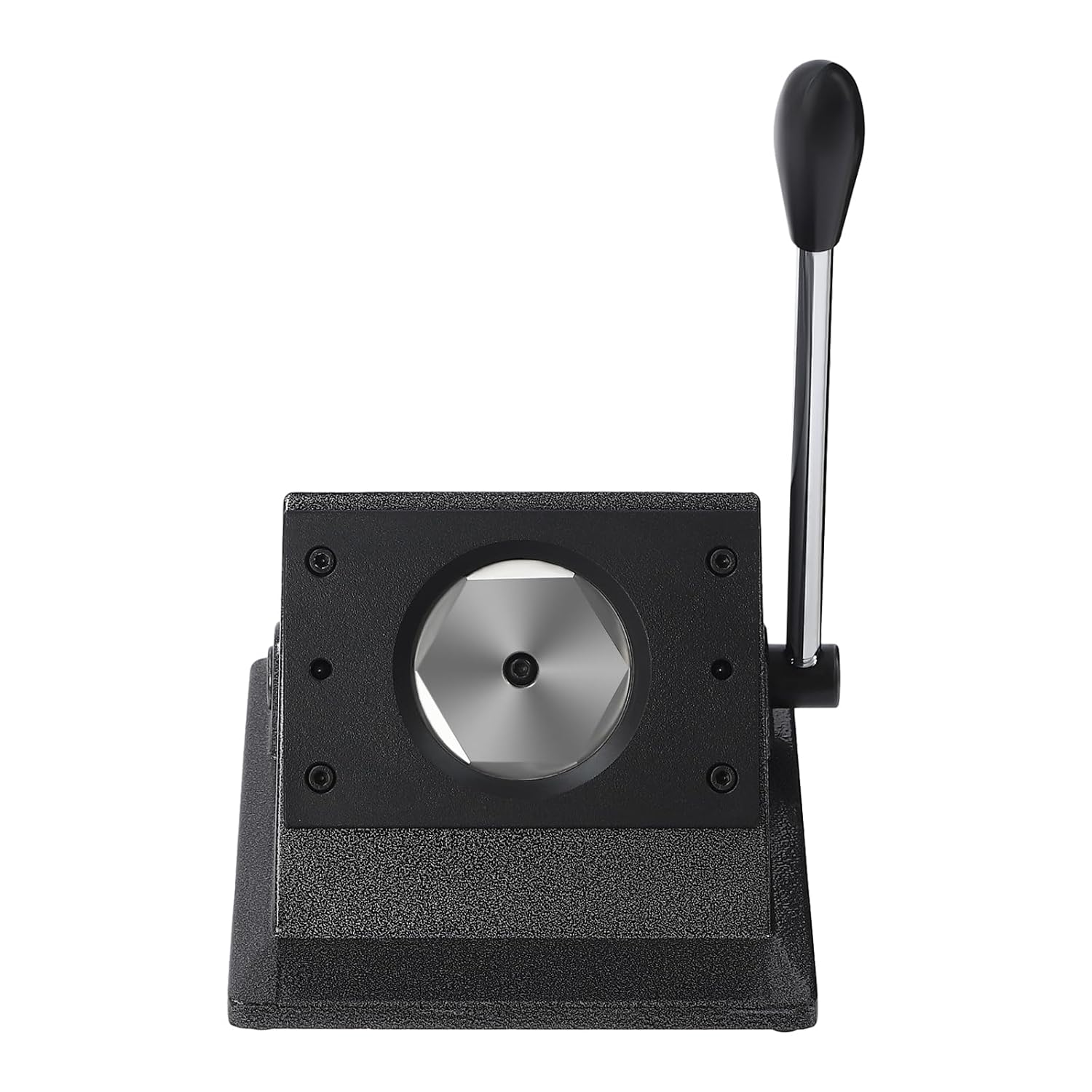 58mm DIY Round Graphic Punch Die Cutter, 2.28" Circle Cutter for Badge, Heavy-Duty Stainless Steel Manual Press Machine, Button Maker, for PVC Paper Card, Cardboard & Leather Cutting