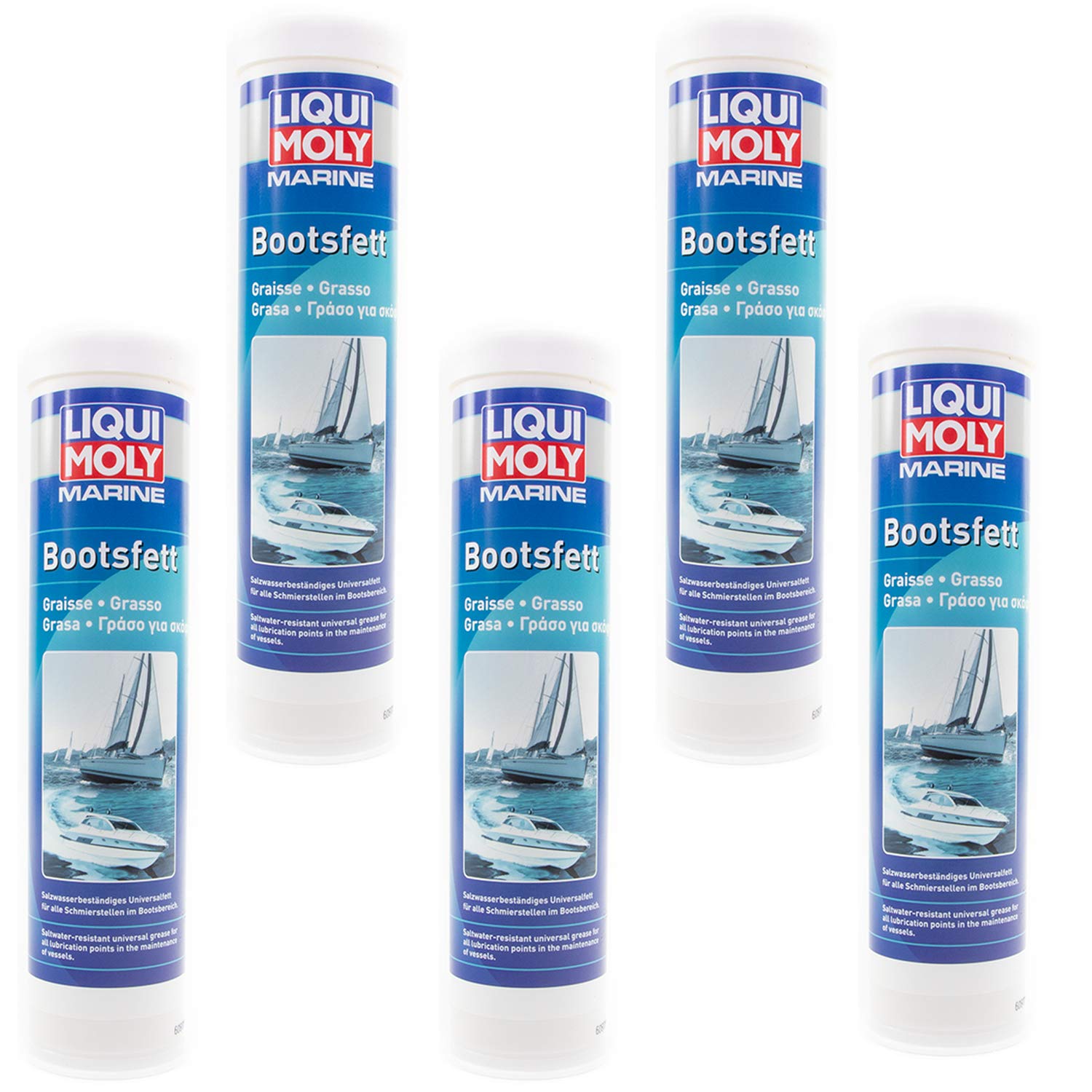 Bootsfett Boot Marine Fett Kartusche Schmierfett wasserfest LIQUI MOLY 25043 5x 400 g