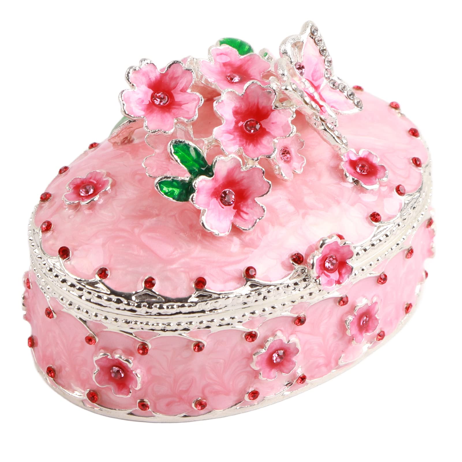 Amazon.co.jp: 桜のジュエリーボックス、金属工芸家の装飾、絶妙