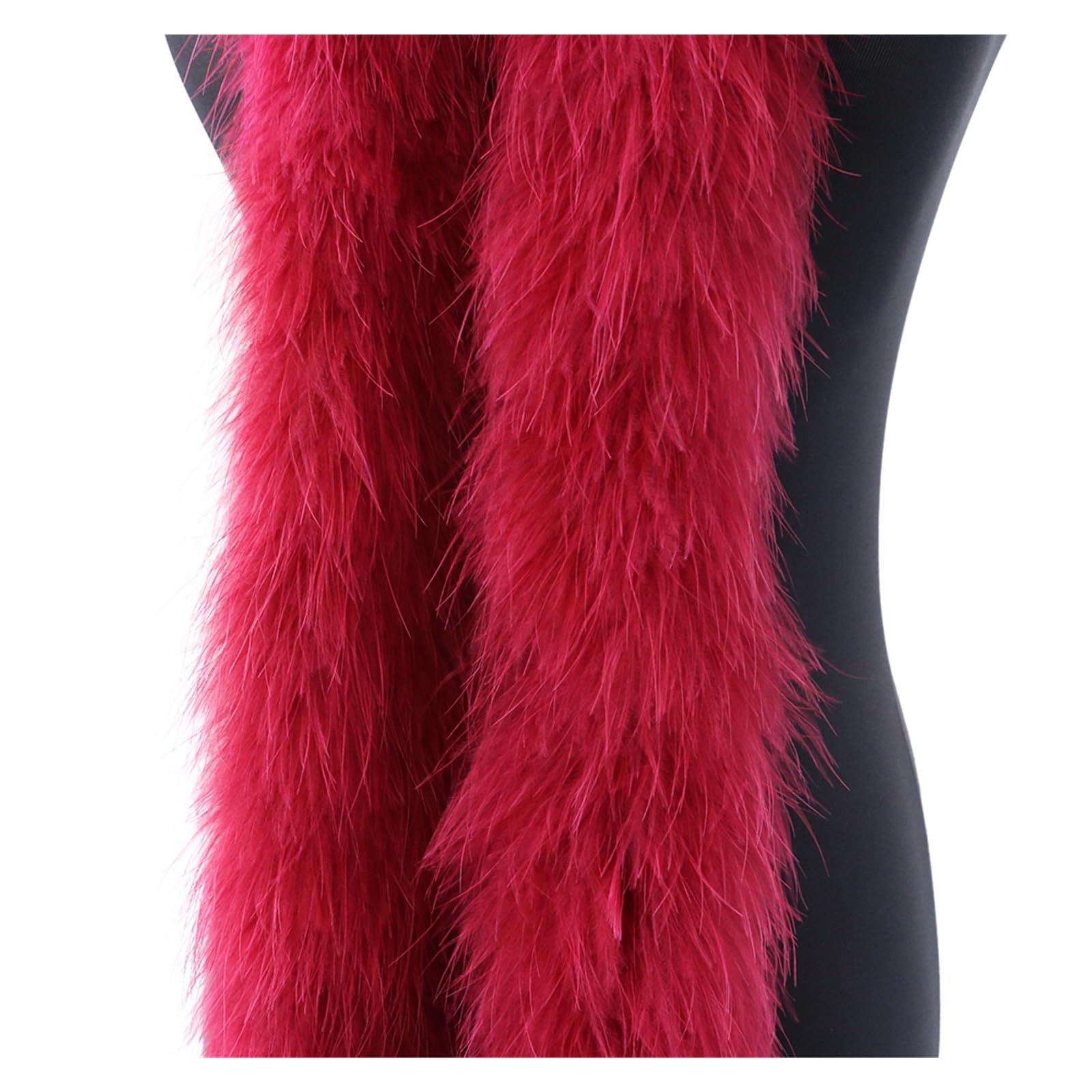 Bunte Federboas Flauschige Marabu-Federboa for Hochzeit, Party, Kostüm, Basteln, Bühnendekoration, Flauschige Federboas, DIY-Federn(Color 9,50G)